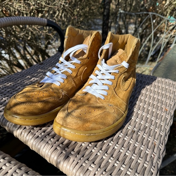 Nike AIR JORDAN I HIGH
WHEAT OG high top Rare size 14 - Picture 9 of 15
